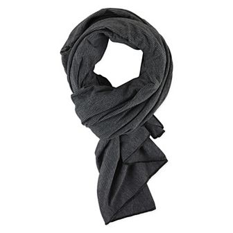 Blanket Scarf - Black Stripe