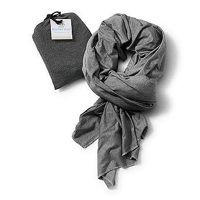 Blanket Scarf - Black Stripe