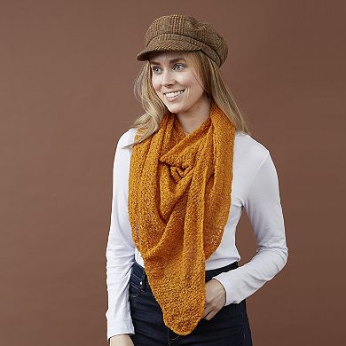 Fall Cowboy Scarf - Rust