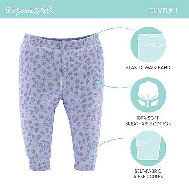 The Peanutshell Baby Girl Pants, 5-Pack, Dino Girl