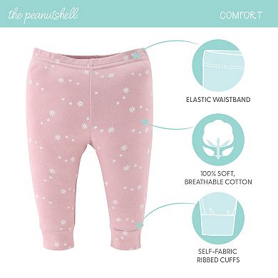 The Peanutshell Baby Girl Pants, 5-Pack, Butterfly Kisses