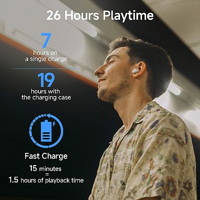 Edifier X1 Lite True Wireless Earbuds, Bluetooth 5.4 Earphones with 26 Hours Playtime