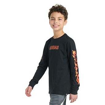 Boys 8-20 adidas Long Sleeve Flame Tee