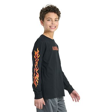 Boys 8-20 adidas Long Sleeve Flame Tee