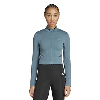 Women's adidas Zip Through Knit Training Jacket