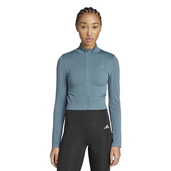 Women's adidas Zip Through Knit Training Jacket