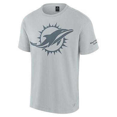 Unisex Fanatics Gray Miami Dolphins Elements Iconic T-Shirt
