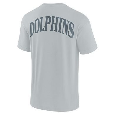 Unisex Fanatics Gray Miami Dolphins Elements Iconic T-Shirt