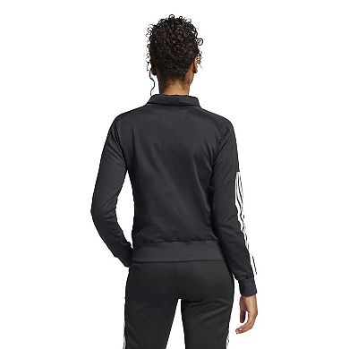 Women's adidas Iconic 3-Stripes Snap Track Top