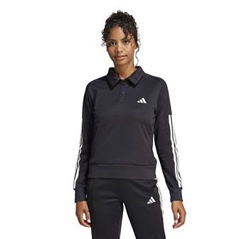 Women's adidas Iconic 3-Stripes Snap Track Top