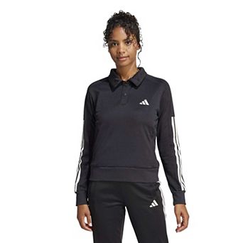 Women's adidas Iconic 3-Stripes Snap Track Top