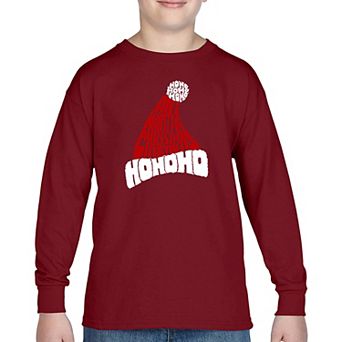 All I Want For Christmas Is You - Boy's Word Art Long Sleeve T-shirt