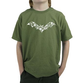 Bat Pics - Boy's Word Art T-shirt