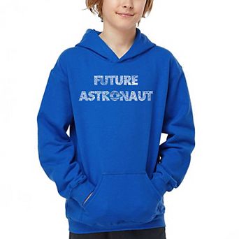 Future Astronaut - Boy's Word Art Hooded Sweatshirt