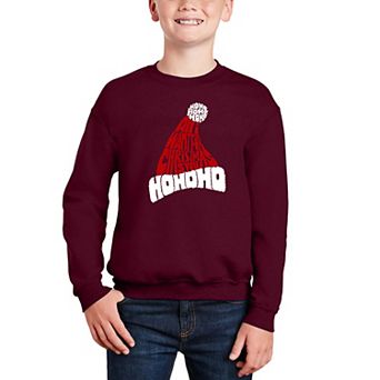 All I Want For Christmas Is You - Boy's Word Art Crewneck Sweatshirt