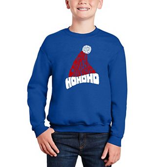 All I Want For Christmas Is You - Boy's Word Art Crewneck Sweatshirt