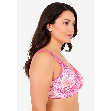 Catherines Women's Plus Size Cotton Comfort Wireless Bra