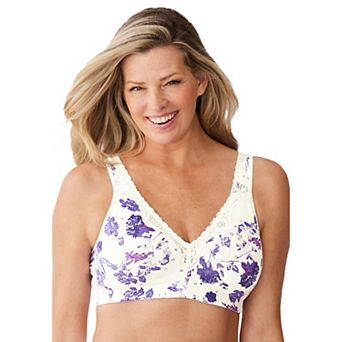 Catherines Women's Plus Size Cotton Comfort Wireless Bra
