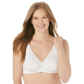 Catherines Women's Plus Size Cotton Comfort Wireless Bra