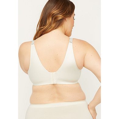 Catherines Women's Plus Size Wireless Back Smoothing Bra