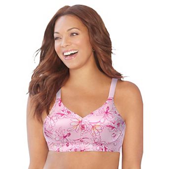 Catherines Women's Plus Size Wireless Back Smoothing Bra