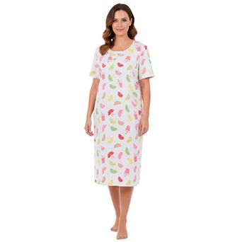 Dreams & Co. Plus Size Print Sleepshirt