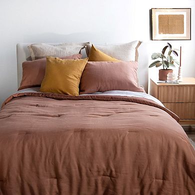 100% French Linen Throw Pillow Sham