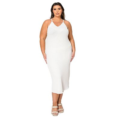 Plus Size Aster Two Piece Sweater Dress Set