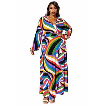 Plus Size Vacanza Maxi Dress