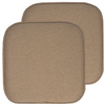 Sweet Home Charlotte Jacquard Cover Memory Foam Chair Cushion 2-Pack