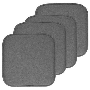 Sweet Home Charlotte Jacquard Cover Memory Foam Chair Cushion 4-Pack
