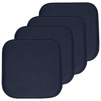 Sweet Home Charlotte Jacquard Cover Memory Foam Chair Cushion 4-Pack