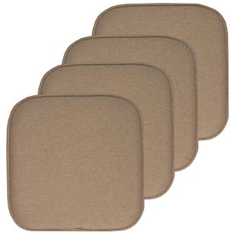 Sweet Home Charlotte Jacquard Cover Memory Foam Chair Cushion 4-Pack