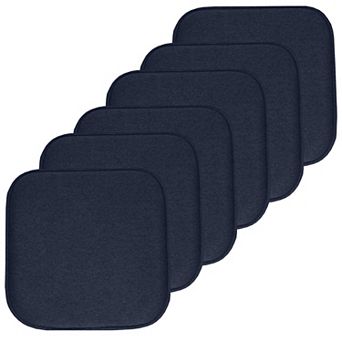 Sweet Home Charlotte Jacquard Cover Memory Foam Chair Cushion 6-Pack