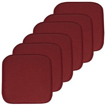 Sweet Home Charlotte Jacquard Cover Memory Foam Chair Cushion 6-Pack