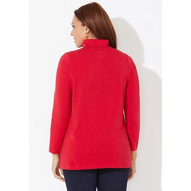 Catherines Women's Plus Size Suprema Turtleneck