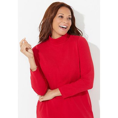 Catherines Women's Plus Size Suprema Turtleneck