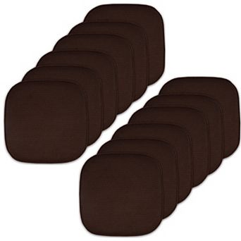 Sweet Home Memory Foam Honeycomb Non-Slip Chair Cushion 12-Pack