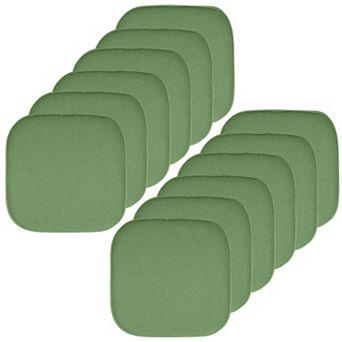 Sweet Home Memory Foam Honeycomb Non-Slip Chair Cushion 12-Pack