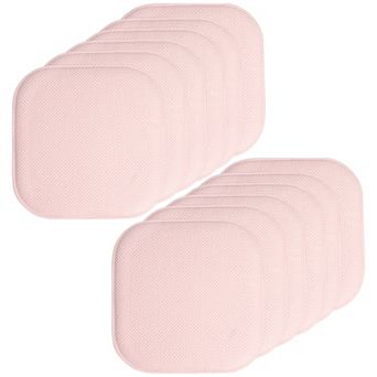 Sweet Home Memory Foam Honeycomb Non-Slip Chair Cushion 12-Pack
