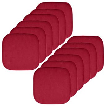 Sweet Home Memory Foam Honeycomb Non-Slip Chair Cushion 12-Pack