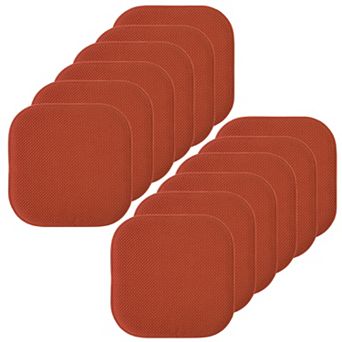Sweet Home Memory Foam Honeycomb Non-Slip Chair Cushion 12-Pack