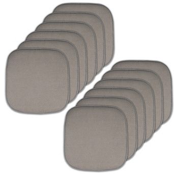 Sweet Home Memory Foam Honeycomb Non-Slip Chair Cushion 12-Pack