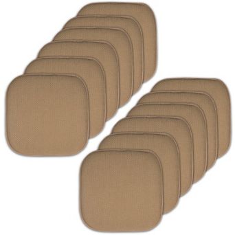 Sweet Home Memory Foam Honeycomb Non-Slip Chair Cushion 12-Pack