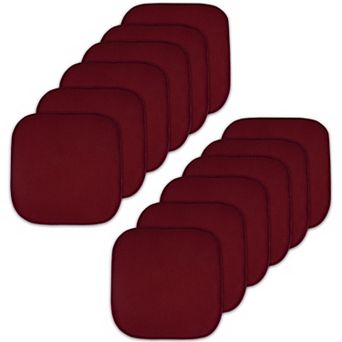 Sweet Home Memory Foam Honeycomb Non-Slip Chair Cushion 12-Pack