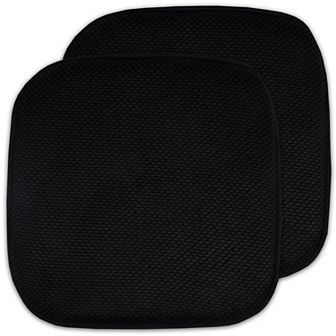 Sweet Home Memory Foam Honeycomb Non-Slip Chair Cushion 2-Pack