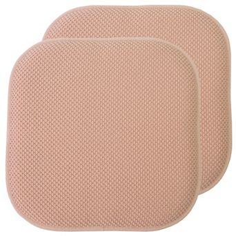 Sweet Home Memory Foam Honeycomb Non-Slip Chair Cushion 2-Pack