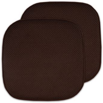 Sweet Home Memory Foam Honeycomb Non-Slip Chair Cushion 2-Pack