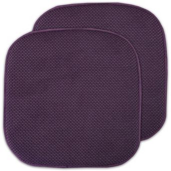 Sweet Home Memory Foam Honeycomb Non-Slip Chair Cushion 2-Pack