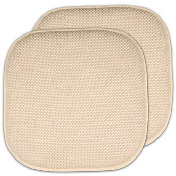 Sweet Home Memory Foam Honeycomb Non-Slip Chair Cushion 2-Pack